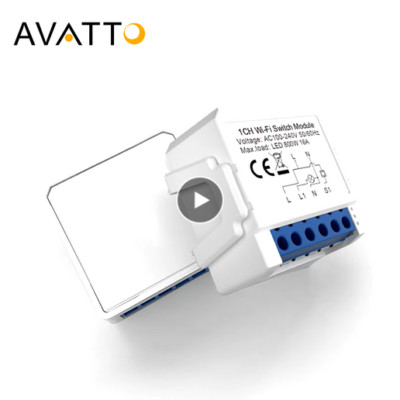 Avatto ZigBee Tuya 1-2-Gang Mini Smart Switch Zwei-Wege-Steuerung Alexa Alice