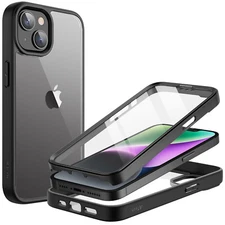 JETech Case for iPhone 14 Plus 6.7-Inch with Built-in Screen Protector