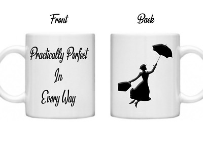 Praktisch perfekt in jeder Hinsicht Mary Poppins Paare Frau Freundin Tasse Geschenk 