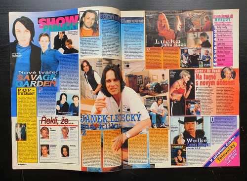 BACKSTREET BOYS COVER, JON BON JOVI POSTER, No. 18/1997, CZECH MAGAZINE BRAVO - 第 11/17 張圖片