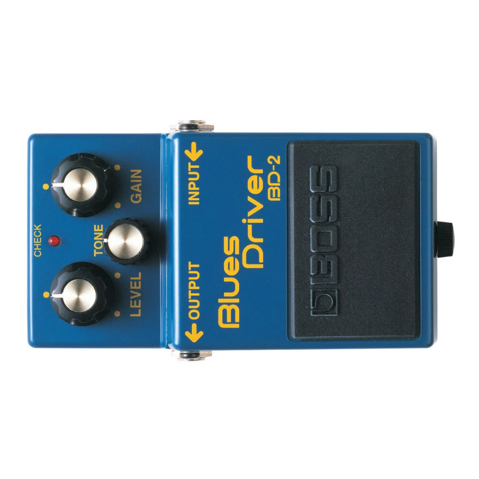 Pedal de efectos para guitarra BOSS BD-2 Blues Driver con perilla de tono de nivel y perilla de ganancia Foto 3 de 4