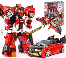 Miniforce Super Dino 7 Ranger TRI HAWK KING Transforming Robot Vehicle Car Toy