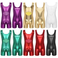 Womens Jumpsuit Yoga Bodysuit Workout Leotard Ballet Playsuit Pole Gymnastics