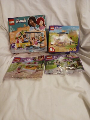 LEGO Friends Aliya's Room #41740 Mini Sleepover + Bonus 41696, 30106 And 30113. 