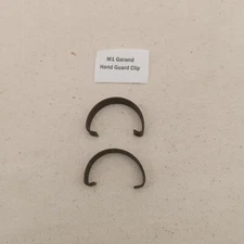 lot of 2, USGI M1 Garand Rear Handguard Band Clip ... NOS
