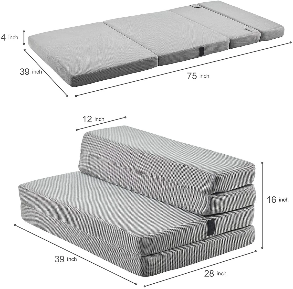 3 Fold Sofa Bed Mattress Matttroy