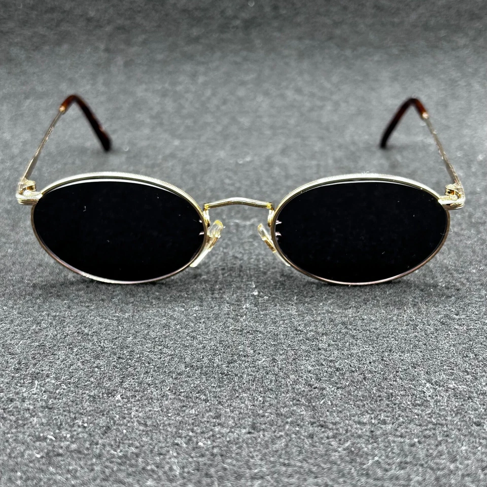Gafas de sol Nobel 331 vintage, doradas con lentes grises - Japón 50-19-135 usadas Foto 2 de 4