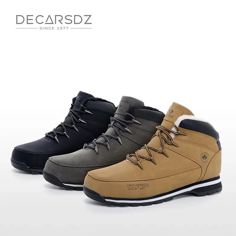 Men Boots Durable Outsole 2024 New Outdoor Comfy Walking Men Shoes