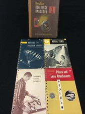 1950'S LOT OF 9 ASSORTED KODAK PHOTOGRAPHY DATA REFERENCE HANDBOOKS