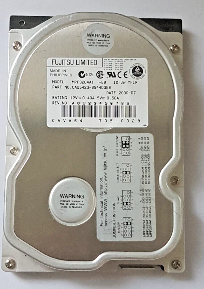 Preços baixos em Fujitsu Pata/IDE/EIDE unidades de disco rígido