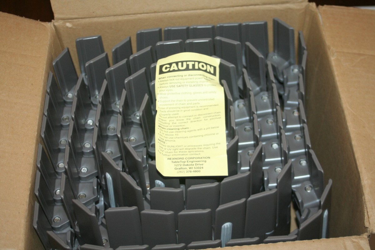 10FT of REXNORD 81418074 882TK750 HPM EV8 Tabletop Chain * NEW