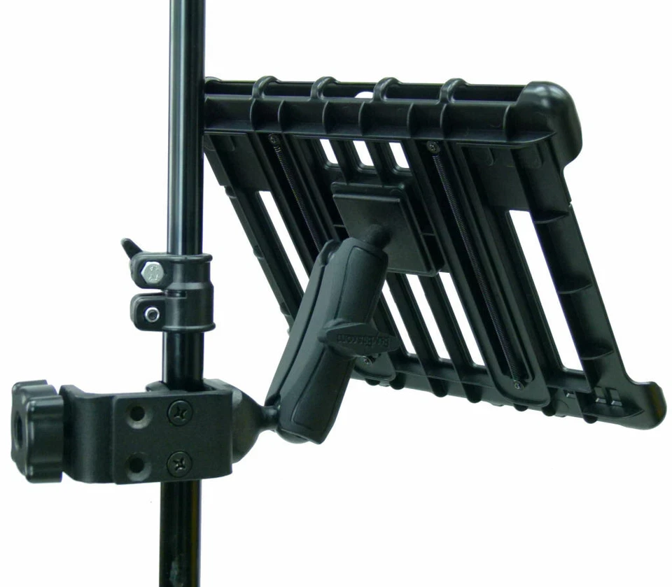 Music Microphone Stand Tablet Clamp Mount Holder for Asus ZenPad Z300C Z580C - Image 4 of 4