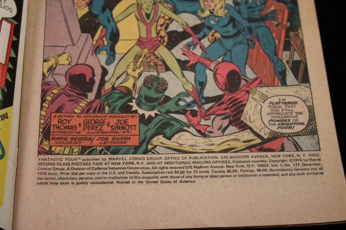FANTASTIC FOUR - Vol. 1, No. 177 - December 1976 - MARVEL Comics
