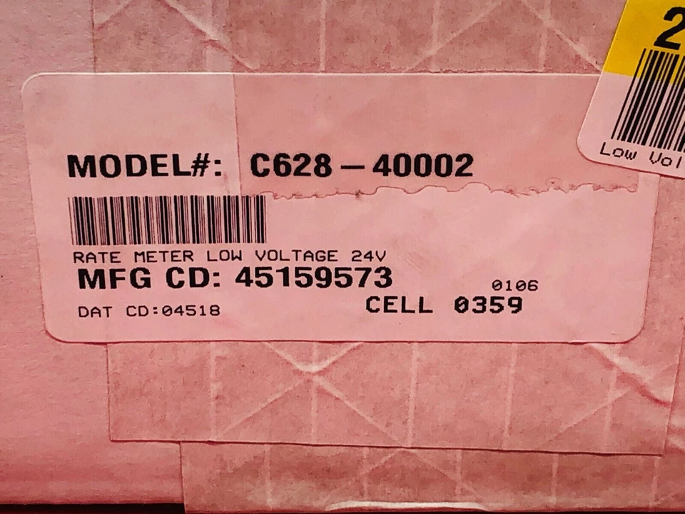 Danaher Veeder Root Counter C628-40002 Rate Meter, Low Voltage 24V, 45159573 - Image 4 of 4