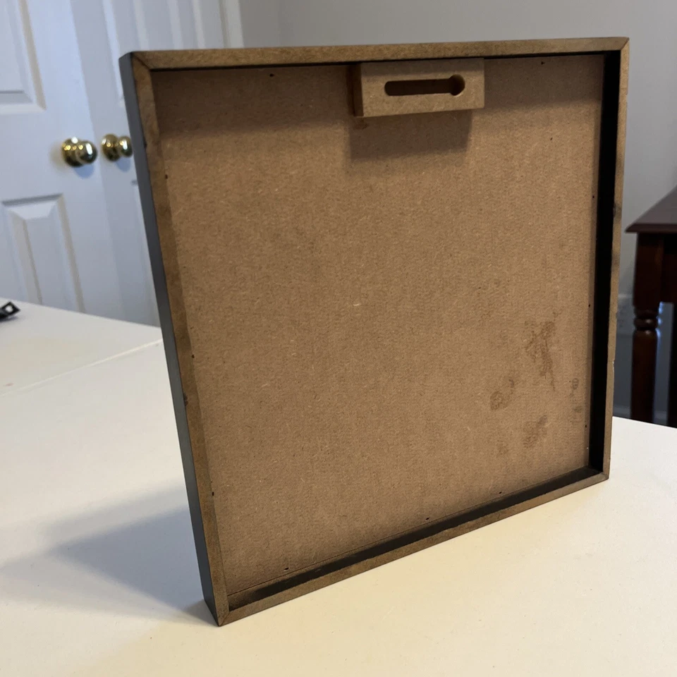 "Letrero de madera She Leaves A Little Sparkle Wherever She Goes enmarcado en MDF cita 10""x10""" Foto 3 de 3