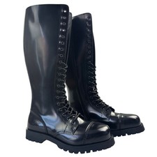 Alpha Rangers 20-loch Boot Ranger mit Reißverschluss Leder Springerstiefel