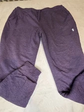 Free Country Women's Sherpa lined purple sweatpants/S XL/Great Condition