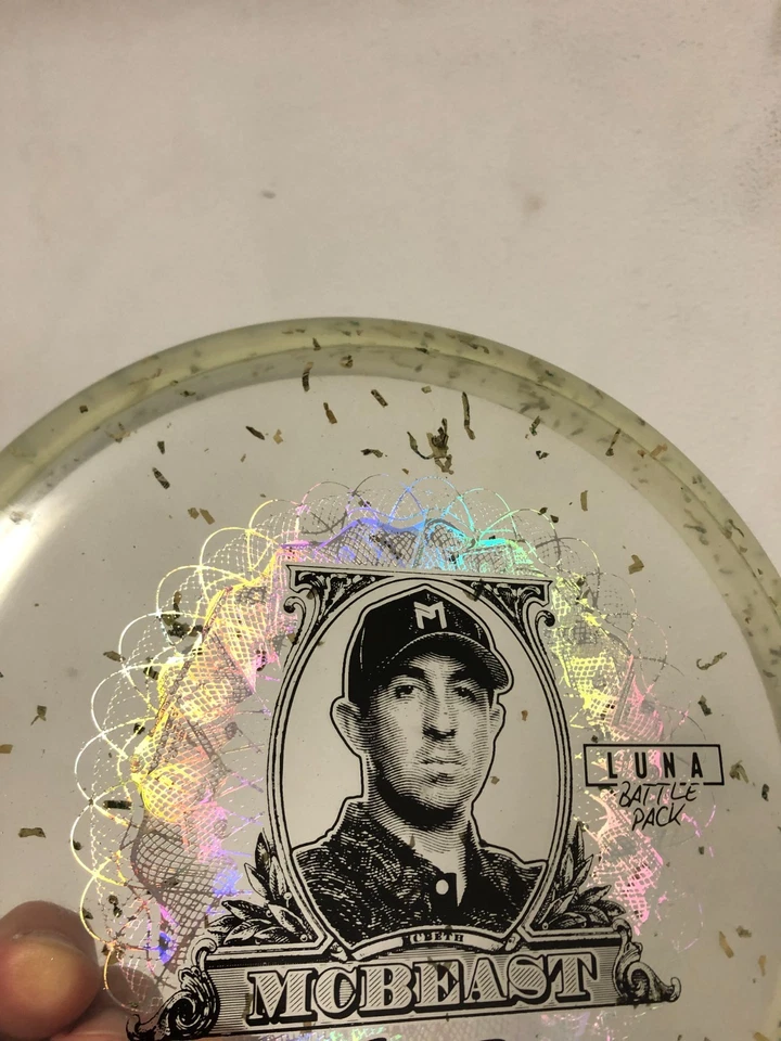 DINERO TRITURADO con LÁMINA DE DINERO - 2 Discos Discraft Luna Battlepk ¡RARO! 1/500  Foto 2 de 4