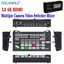 FEELWORLD L3 Video Switcher 4K HDMI UVC RTMP Streaming PTZ UVC Camera Control