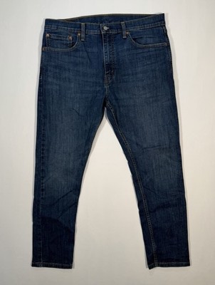 Levi s 512 Slim Taper Jeans Men s 36x30 Blue Stretch Denim Pants 