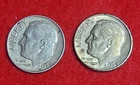 1964 P & D 10C Roosevelt Dimes 90% Silver - Philadelphia & Denver Mint