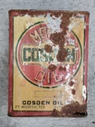 RARE Vintage COSDEN Motor Oil Slim 1 One Gallon Tin