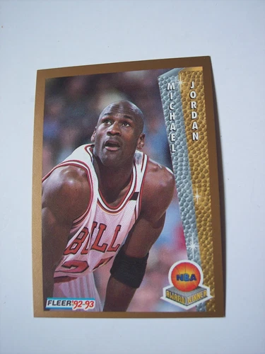 1992-93 Fleer basketball Michael Jordan award winner card #246 NM or better