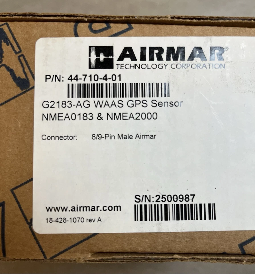 AIRMAR GPS Empfänger G2183-AG WAAS Marine Sensor NMEA0183 & NMEA2000 Zubehör - Bild 3 von 4