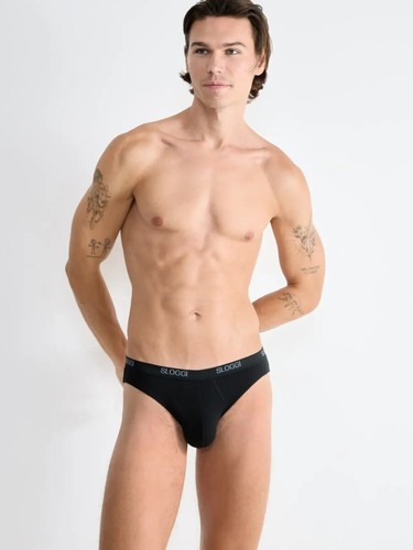 2 Slip Uomo Sloggi Basic Mini con Elastico Esterno in Strech Cotton - Foto 8 di 8
