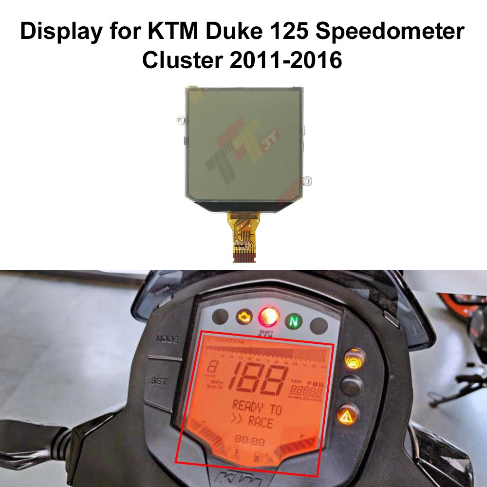 Display for KTM Duke 125 200 250 390 Speedo Odometer Cluster