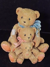 Cherished Teddies THEODORE SAMANTHA  & TYLER Bear  Friends Come In All Sizes