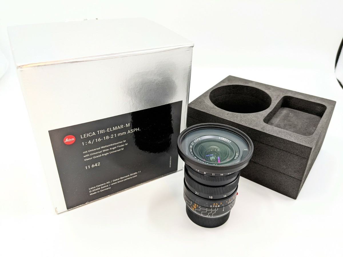 Leica Tri-Elmar-M 16-18-21mm f/4 ASPH. w/ Universal Wide Leica Tri-Elmar-M 16-18-21mm f/4 ASPH. w/ Universal Wide