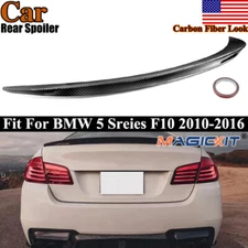 M Performance Style Spoiler For BMW 5 Sreies F10 2010-2016 Cabon Fiber Painted