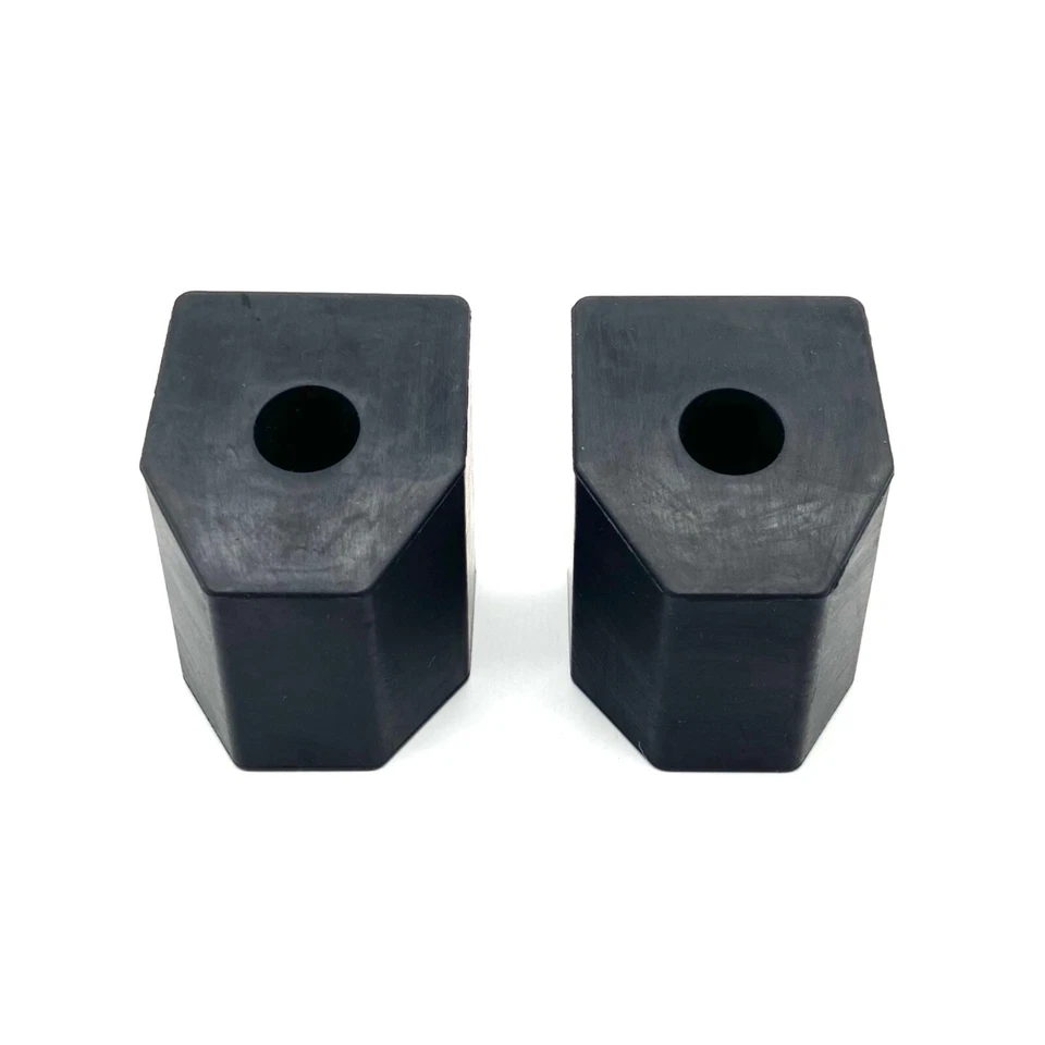 Se adapta a Jeep Wrangler YJ 87-95 parrilla de goma para marco cojines parachoques de esquina Foto 2 de 4