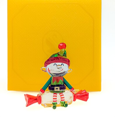 New 100% SWAROVSKI Holiday Cheers Dulcis  Elf Christmas Deco Figurine 5655435