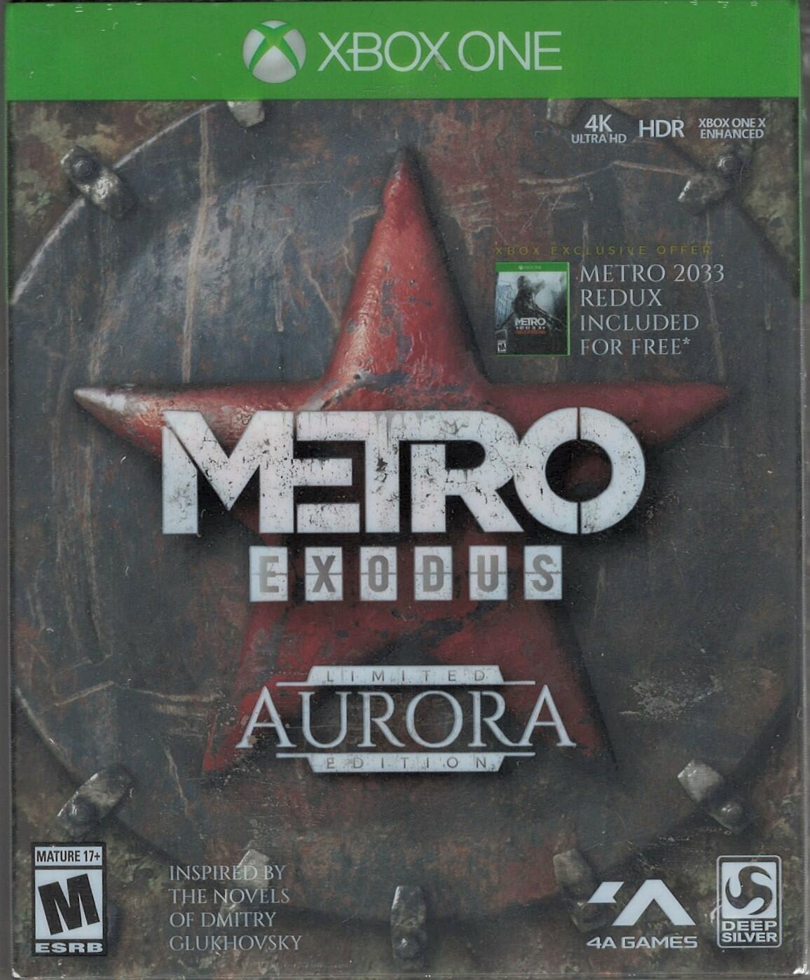 Metro Exodus -- Aurora Edition (Microsoft Xbox One,2019) for sale online