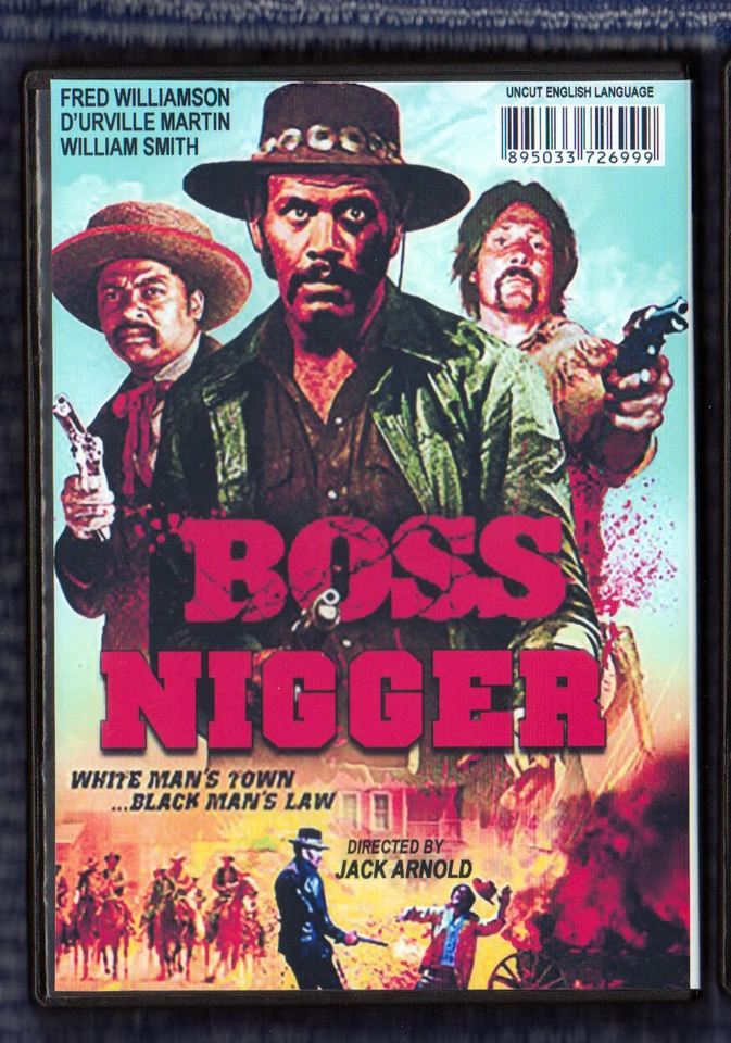 Football Star FRED WILLIAMSON says I'm "BOSS NIG*ER (1975)" Western Action - Image 2 of 2
