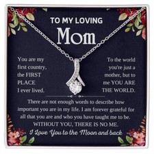 Mom Necklace For Women, Mother Daughter Necklace, Necklaces For Mom Birthday