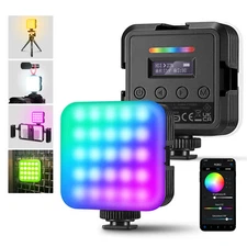 NEEWER RGB62 Magnetic RGB 360° Full Color LED Camera Video Light&APP Control
