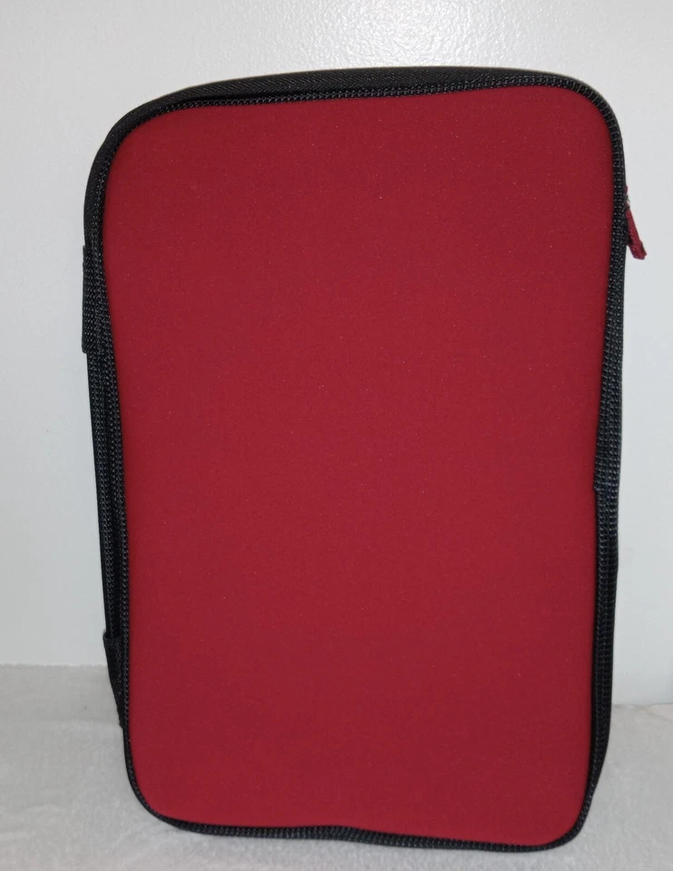 Funda para portátil Belkin 11 pulgadas roja forrada con bolsillo con cremallera B2B081-C02 NUEVA en plástico Foto 2 de 4