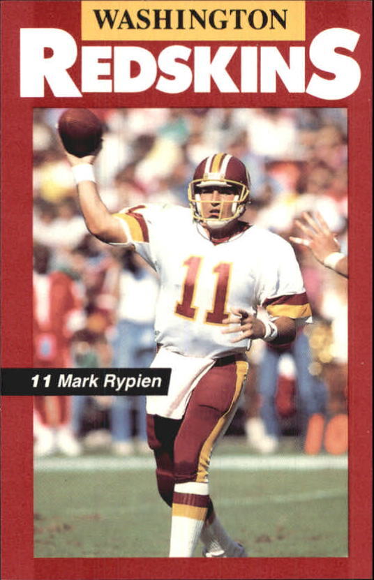 B6035- 1989 Redskins Police Football Card #s 1-16  -You Pick- 21 Million Items