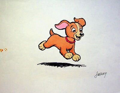 The Puppy's Great Adventure 1979 Hand-Drawn Production Concept Art ABC #LF