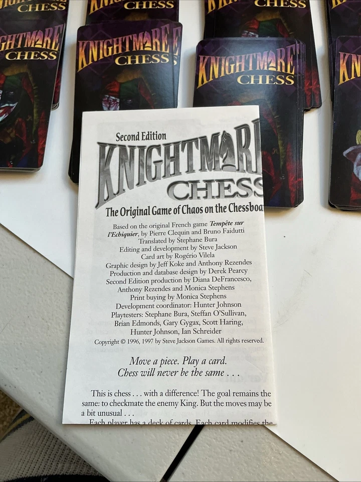 Nightmare Chess The Original Game Chaos On The Chessboard 2nd Ed. New Open Box - Image 3 of 4