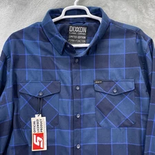 Dixxon Flannel Men’s 3XL Snap-on Tools plaid mechanic blue work Limited Edition