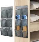 Wall Mounted Shoes Rack 2Pack/Can Store 6Pairs of Sneakers,with SM06-Gray-2 
