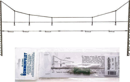 161 Sommerfeldt HO Support De Caténaire Transversal Sans Poteaux - Imagen 1 de 1