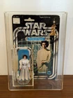 Vintage Kenner Star Wars Princess Leia w/12 Back Cardback & Case TAIWAN COO