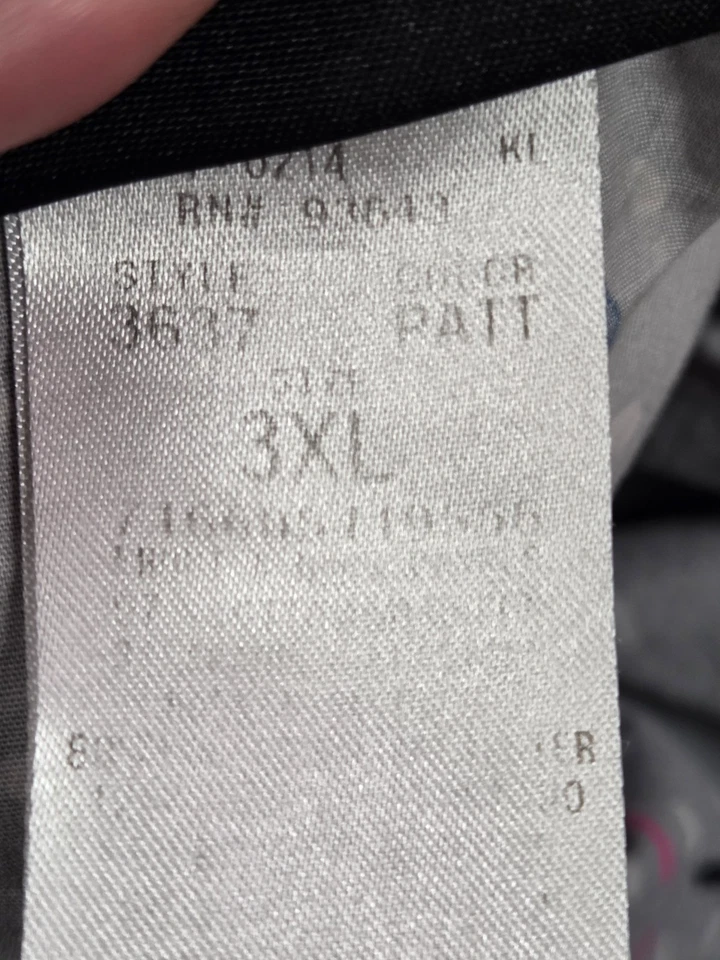 Подиум от Cherokee серый черный скраб уход плюс размер верхний размер 3XL - Изображение 3 из 4