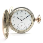 Antique Swiss Longines 5 Grand Prix Hunter Case 53mm Silver Pocket Watch PW-116