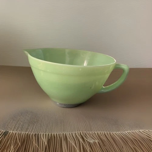 Vintage Fire King Jadeite Green Pitcher Measuring Cup Oven Ware